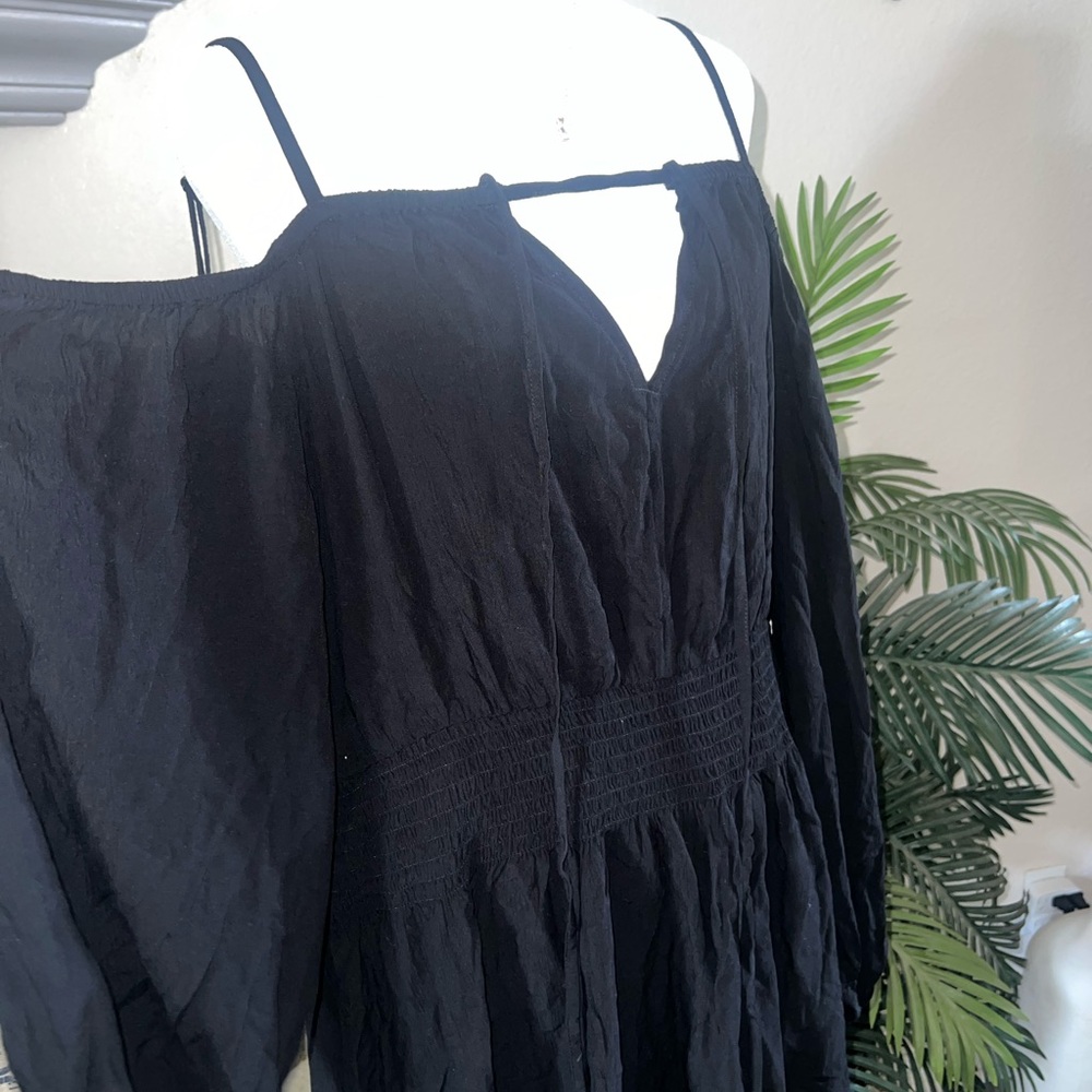 NWT Old Navy Elegant Black Off-Shoulder Dress XL - Picture 5 of 11